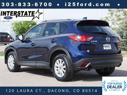 Deep Crystal Blue Mica 2014 Mazda CX-5 Touring