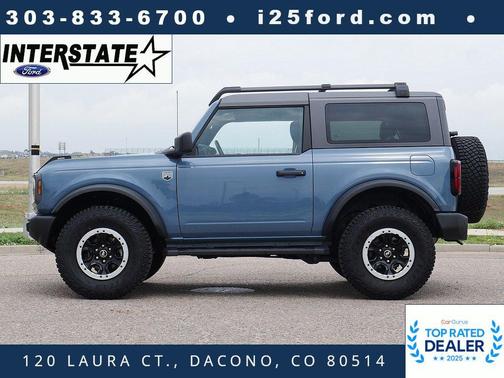 Azure Gray Metallic Tri-Coat 2024 Ford Bronco Big Bend