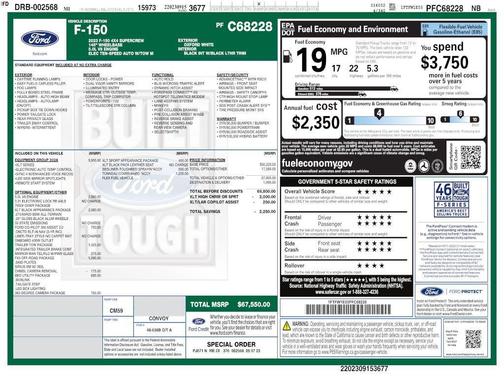 OXFORD WHITE 2023 Ford F-150 XLT
