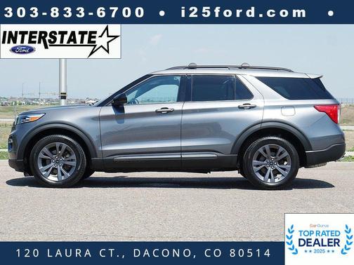 Carbonized Gray Metallic 2024 Ford Explorer XLT