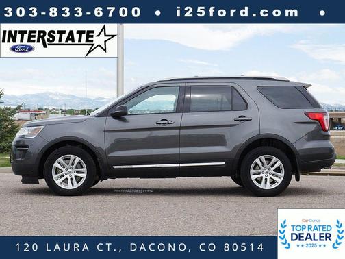 MAGNETIC METALLIC 2018 Ford Explorer XLT