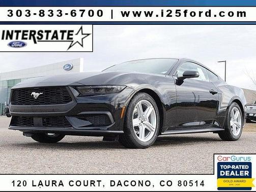 SHADOW BLACK 2026 Ford Mustang EcoBoost Premium Coupe