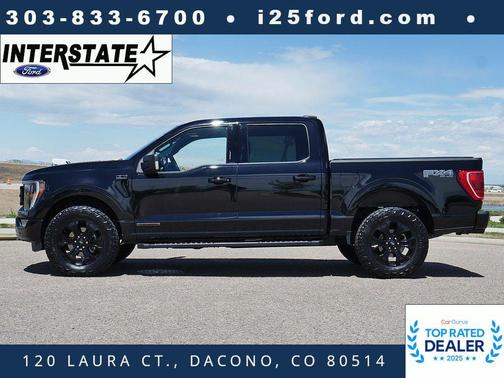 AGATE BLACK METALLIC 2023 Ford F-150 XLT