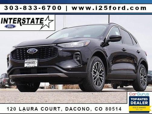 AGATE BLACK METALLIC 2025 Ford Escape PHEV SE SUV