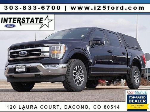 ANTIMATTER BLUE METALLIC 2022 Ford F-150 Lariat Truck