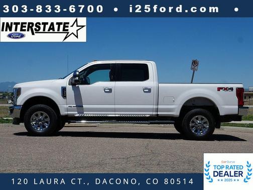 WHITE PLATINUM MET TRI-COAT 2018 Ford F-350 Lariat