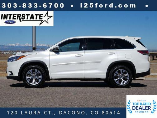 Blizzard Pearl 2016 Toyota Highlander LE Plus