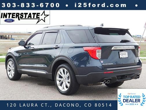 STONE BLUE METALLIC 2022 Ford Explorer Platinum