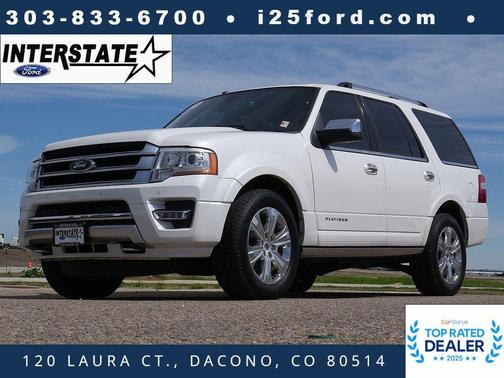 WHITE PLATINUM MET TRI-COAT 2016 Ford Expedition Platinum