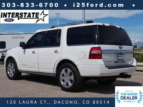 WHITE PLATINUM MET TRI-COAT 2016 Ford Expedition Platinum