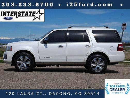 WHITE PLATINUM MET TRI-COAT 2016 Ford Expedition Platinum