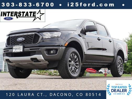 Shadow Black 2021 Ford Ranger XLT