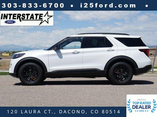 STAR WHITE MET TRI-COAT 2026 Ford Explorer Tremor
