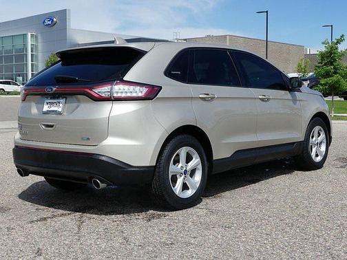 White Gold 2017 Ford Edge SE
