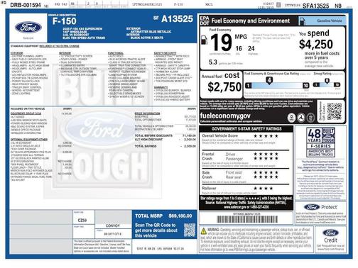 ANTIMATTER BLUE METALLIC 2025 Ford F-150 XLT