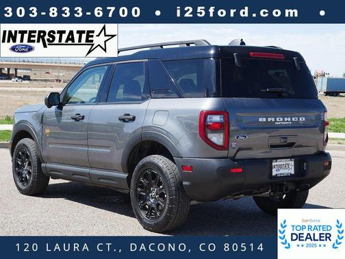 CARBONIZED GRAY METALLIC 2025 Ford Bronco Sport Badlands