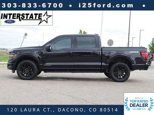 AGATE BLACK METALLIC 2024 Ford F-150 XLT