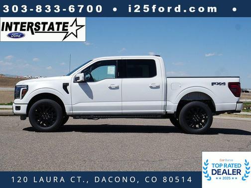 STAR WHITE METALLIC TRICOAT 2026 Ford F-150 Lariat