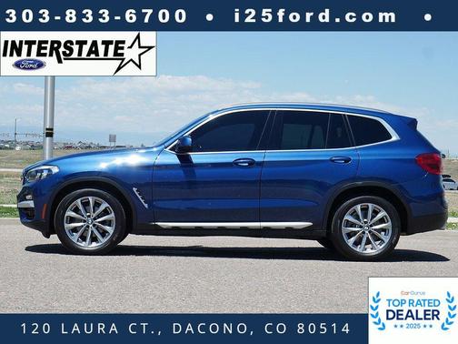 Phytonic Blue Metallic 2019 BMW X3 xDrive30i