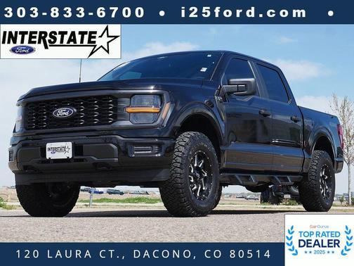 AGATE BLACK METALLIC 2025 Ford F-150 STX