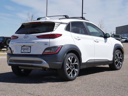 Lunar White 2023 Hyundai KONA Limited