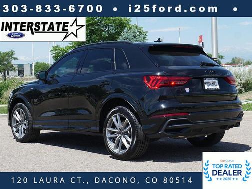 Mythos Black Metallic 2024 Audi Q3 45 S line Premium Plus