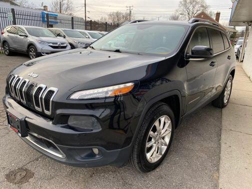 Black 2014 Jeep Cherokee Limited
