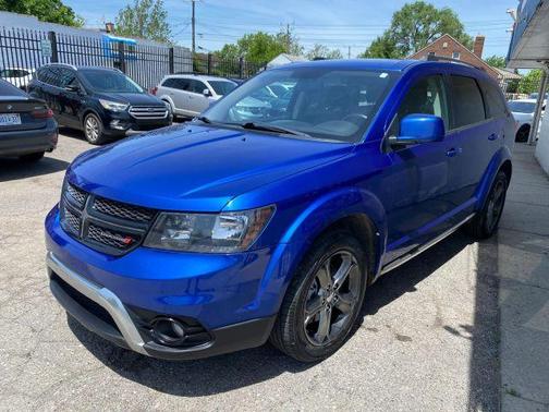 Blue 2015 Dodge Journey Crossroad
