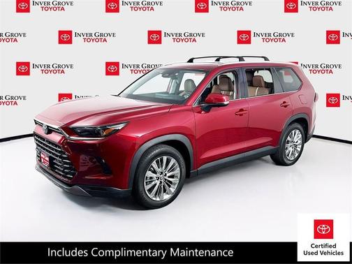 Ruby Flare Pearl 2024 Toyota Grand Highlander Platinum