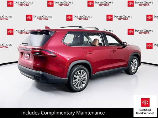 Ruby Flare Pearl 2024 Toyota Grand Highlander Platinum