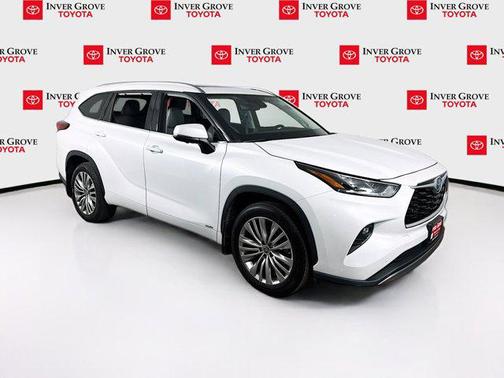 Wind Chill Pearl 2023 Toyota Highlander Hybrid Platinum