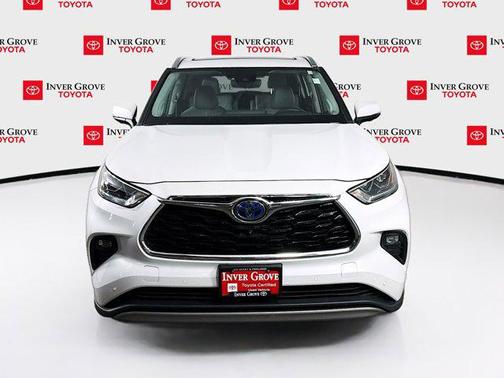 Wind Chill Pearl 2023 Toyota Highlander Hybrid Platinum