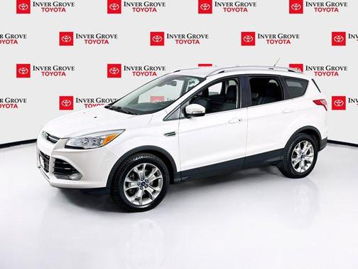 White Platinum Metallic Tri-Coat 2015 Ford Escape Titanium
