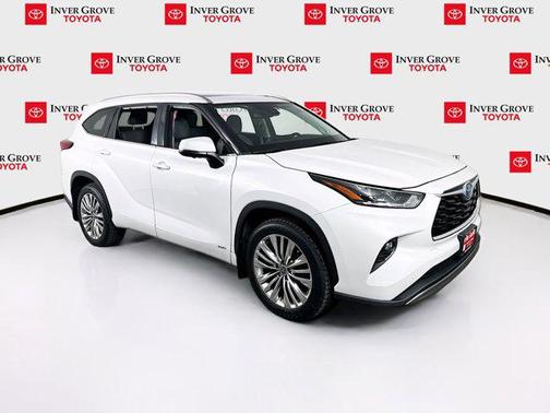Wind Chill Pearl 2023 Toyota Highlander Hybrid Platinum