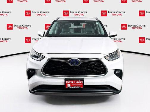 Wind Chill Pearl 2023 Toyota Highlander Hybrid Platinum