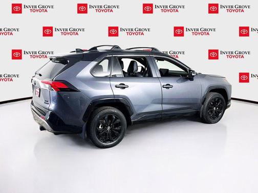 Magnetic Gray Metallic/Midnight Black Metallic 2024 Toyota RAV4 Hybrid SE