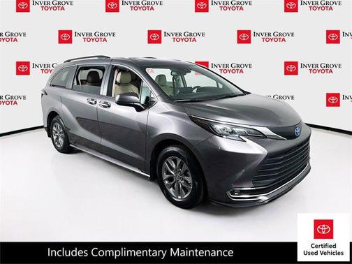 Predawn Gray Mica 2024 Toyota Sienna XLE