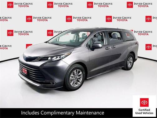 Predawn Gray Mica 2022 Toyota Sienna XLE