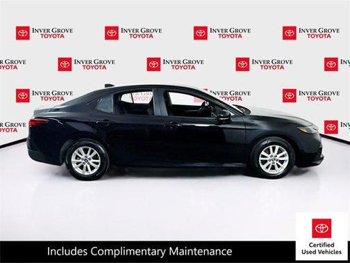 Midnight Black Metallic 2025 Toyota Camry XSE