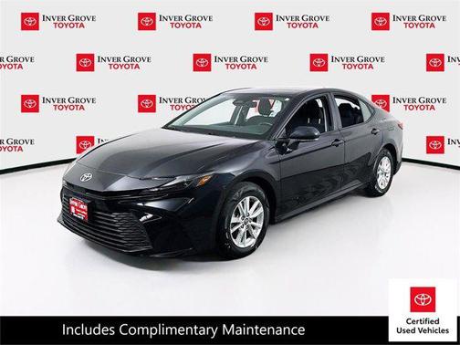 Midnight Black Metallic 2025 Toyota Camry XSE