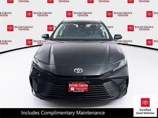 Midnight Black Metallic 2025 Toyota Camry XSE