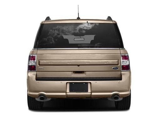 White Gold Metallic 2018 Ford Flex Limited w/EcoBoost