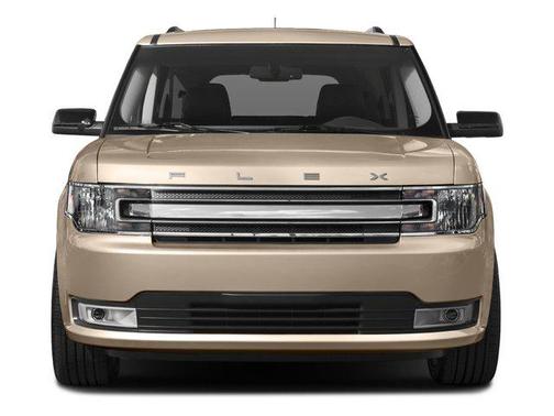 White Gold Metallic 2018 Ford Flex Limited w/EcoBoost