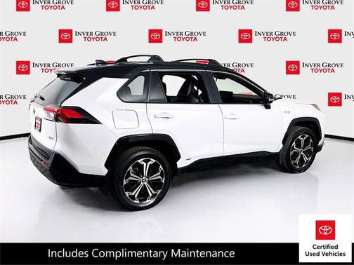 Wind Chill Pearl/Midnight Black Metallic 2023 Toyota RAV4 Prime XSE