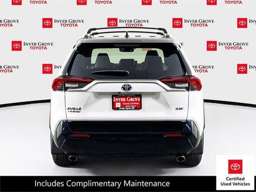 Wind Chill Pearl/Midnight Black Metallic 2023 Toyota RAV4 Prime XSE