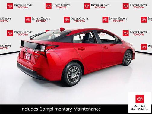 Supersonic Red 2021 Toyota Prius Limited