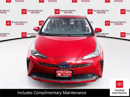 Supersonic Red 2021 Toyota Prius Limited