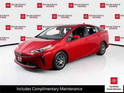 Supersonic Red 2021 Toyota Prius Limited
