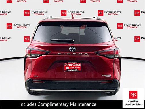 Ruby Flare Pearl 2023 Toyota Sienna Platinum