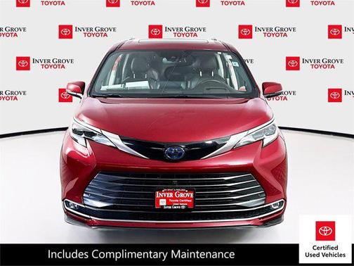 Ruby Flare Pearl 2023 Toyota Sienna Platinum